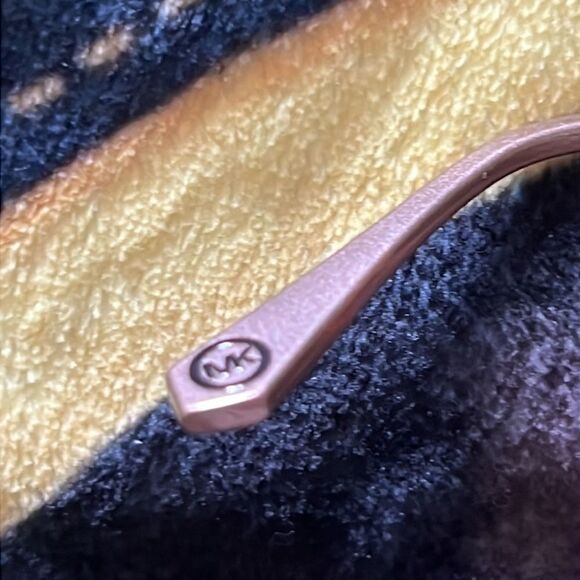 NWT Michael Kors 56mm cat eye sunglasses blush/camel - Picture 12 of 14